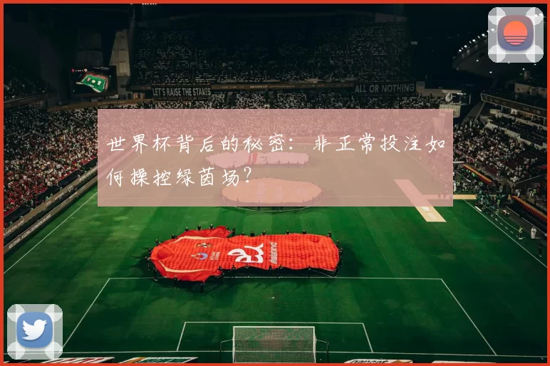 世界杯背后的秘密：非正常投注如何操控绿茵场？
