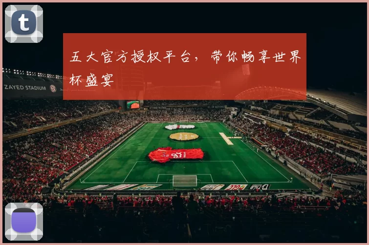 五大官方授权平台,带你畅享世界杯盛宴